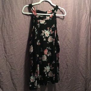 Torrid Floral Mock Neck Blouse